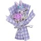 ຂ້າມຊາຍແດນແບບໃຫມ່ Xingdailu doll doll bear bouquet roses in the sky I star dry flower gift for girl Creative Seven