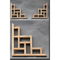 Dongyang wood carving custom Chinese style imitation K ancient doors and windows lattice windows suspended ceiling entrance partition solid wood electric