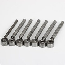 Wide-sided high-foot iron air eye button hand-knocked q phoenix eye button installation tool DIY buckle mold hollow rivet shoe eye