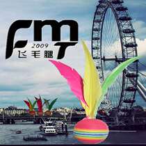 (10 pieces) European and American badminton big-head badminton environmentally friendly badminton racket rainbow ball three-hair racket