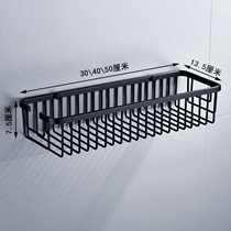 304 stainless steel bathroom rack single layer rectangular E square mesh basket wall hanging bathroom toilet shower