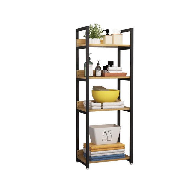 Bathroom storage rack Bathroom bedroom storage rack Floor-standing balcony Multi-layer toilet can store basin