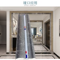 Imitation marble full-body granite European-style side door cover y balcony entrance entrance door background wall window cover line wrapping