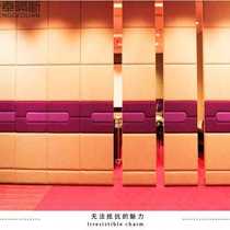 Sufa factory promotes movable partition v office sound insulation isolation B wall hotel partition wall folding door pushable retractable wall