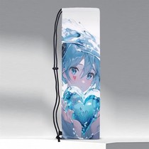 Chumirais new badminton racket bag with high-looking two-tone dimension anime drawstring LVX storage bag racket protection