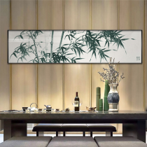 New Chinese Zen decorative painting k soft decoration mural living room sofa background wall bedroom bedside bamboo newspaper peace crystal porcelain