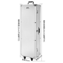 Fencing wheel bag sword bag suitcase trolley bag to store a complete set of equipment wheeled bag that can hold 2 swords password lock bag