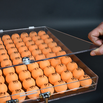 Bidding ball box table tennis box commercial event display acrylic box table tennis storage box high transparency