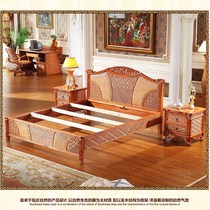 Dongyi Yazhen rattan bed one bed five rattan r southern single double bed 1 8 meters rattan bed rattan wood rice plant rattan bed