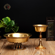 Spot pure copper guardian cup exquisitely carved y copper cup auspicious eight treasure guardian cup large special price