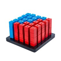 Childrens gravity four-bang three-dimensional educational parent-child interactive toy backgammon student adult chessboard set wooden