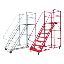 Sufa Warehouse Supermarket G Warehouse Climbing Vehicle Detachable Tally Pickup Ladder Removable Platform Climbing Ladder
