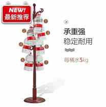 cFloor-standing clothes rack and bag racknBedroom studio multifunctional disc space-saving hall door base wood