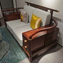 Designer new Chinese style sofa modern Zen home living room z villa sofa famous hotel model room hotel retro style furniture