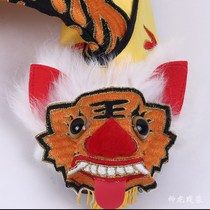 Sichuan Opera Face-changing Opera Flat-soled Tiger Head Boots Costume Acting Mulan General Wu Gu Stage Performance Shoes
