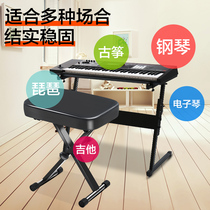 Piano X-shaped piano stool guzheng stool single-person piano stool electronic piano guitar chair foldable lifting childrens home