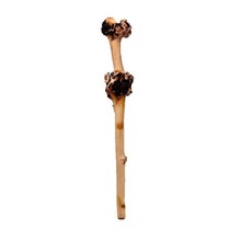Natural wooden massage hammer black fruit wood leaving marks pomegranate fitness hammer massager back hammer craft gift