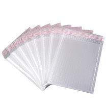New white composite pearlescent film bubble envelope bag shockproof clothing packaging express packaging bubble bag bubble