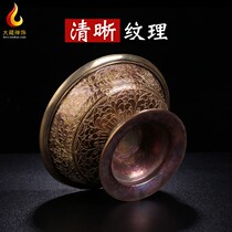 Dharma protector cup pure copper Nepalese handmade Tibetan x Buddhist supplies carved eight auspicious tantric ornaments wine cup