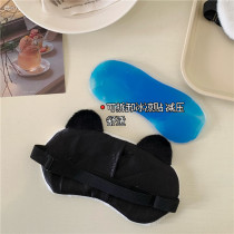 Eye mask for sleeping cute panda o with ice pack office nap blackout for women to relieve fatigue comfortable and breathable