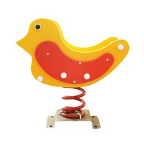 Flying bird wooden rocking outdoor park sports p seesaw horse spring warping equipment play equipment chair community childrens play
