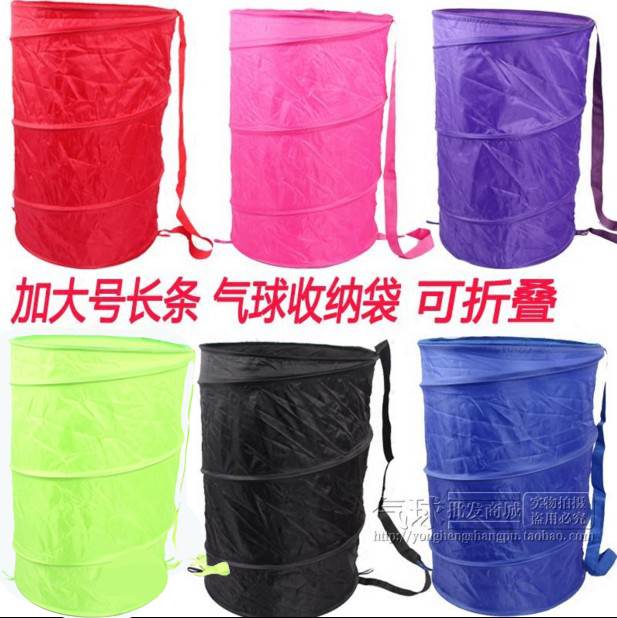 Large Number Net Pocket Balloon Accessories Clown Performance Props Training Course Loaded Balloon Basket Folding Cashier Bag Net-Taobao
