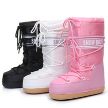 2023 Winter Snow Boots Women Boots Brand Design Laxury Lace