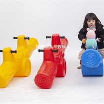 Childrens double seesaw baby indoor rotomolding rocking horse kindergarten plastic seesaw U outdoor amusement park play
