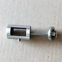 Stainless steel handrails guardrail column accessories round wire drawing pipe fittings round steel connectors T single and double teeth glass fittings