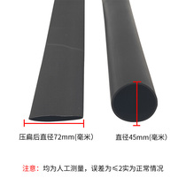 Tube sleeve 45k new product resistance 2835 insulation 4025 casing black heat shrinkable tube 5060 whole mm30