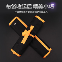 Green forest open-ended wrench double-ended wrench tool 8-10-14-17-19 bag set fork dead mouth wrench set