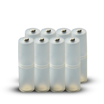 No. 7 to No. 5 battery converter adapter barrel pure copper nickel-plated plus bottom positive and negative pole No. 7 to No. 5 conversion