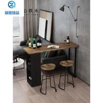 Sufa Xiaomi (M?I) ecological Mijia universal solid wood bar table home living room partition wine cabinet bar table