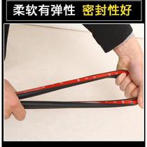 D-type sealing strip d silicone high temperature resistant hollow semicircular self-adhesive water retaining strip anti-collision shock-absorbing soundproof door and window seal