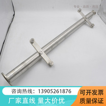 Non-standard custom-made stainless steel engineering railings column handrails hanging glass railings shopping mall guardrail accessories