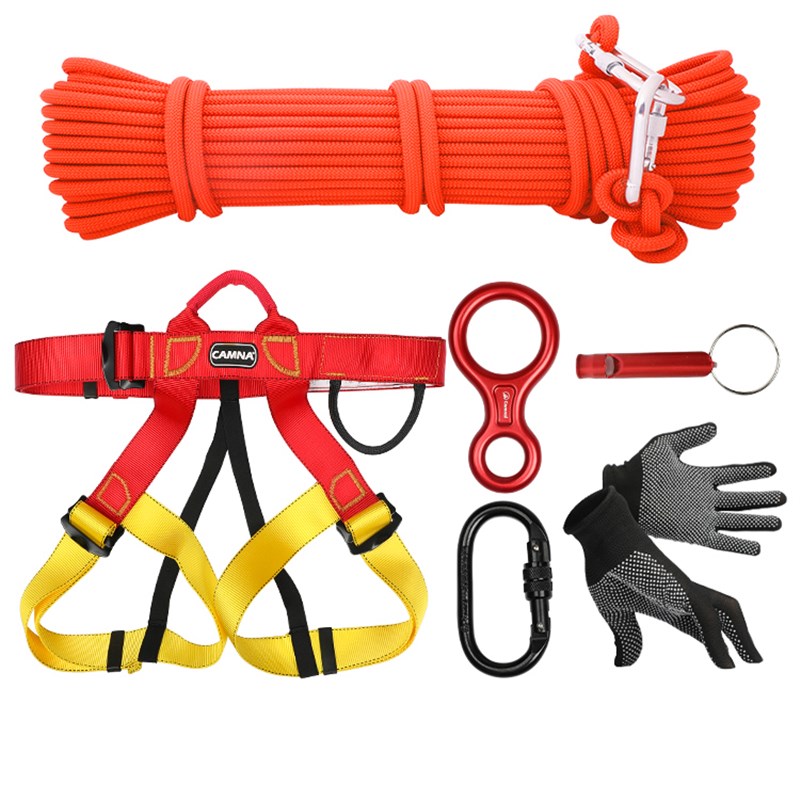 Emergency Escape Rope High I Building Fire Speed Down Rope Lifesaving Home Bag High-rise Slow Down Safety Rope Suit-Taobao