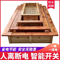 Hunan Huaihua large solid wood heater home foot warmer foot roasting stove fire box electric fire barrel fire heater