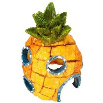 新品13cm Aquarium Fish Tank Ornament Cartoon Resin Pineapple