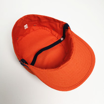 Orange anti-flame retardant hat red small hat outdoor forest hat flat X top hat training hat
