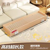 Spot Xiangsen foot-baking heater n household solid wood foot-warming artifact foot-baking stove box rectangular electric fire barrel