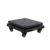 Speaker base tray shock-absorbing anti-vibration plate floor-standing audio subwoofer tripod O partition double-layer shock-absorbing pad fixed