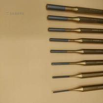 Flat head punch needle IMPA613080 pin punch 8-piece set pin cylindrical O punching assembly complete set chromium vanadium steel super hard