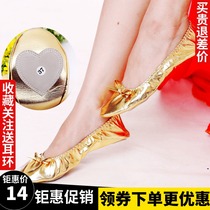 Adult belly dance shoes dance l shoes Indian dance practice ballet 2018 soft sole dance shoes childrens soft sole