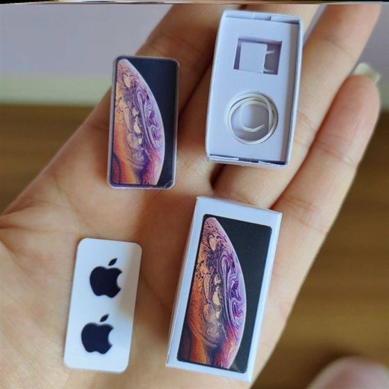 迷你玩具手机仿真k过家家电脑配件模型微观造景配饰益智儿童摆