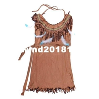 Adult Pocahontas Princess Indian Maiden Costume Powhatan TRI