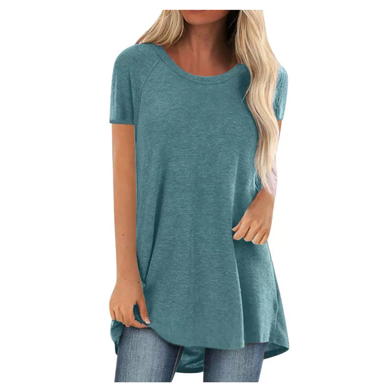 Новая туника женская 5XL размера +, стиль Siles, модные длинные рубашки RO