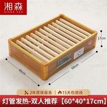 Hubao fire artifact Xiangsen solid wood oven office foot warmer under the table foot box warmer X foot home heater