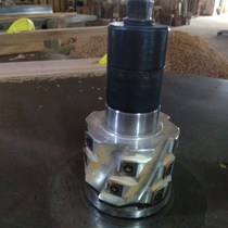 Woodworking tools disposable carbide end milling double-sided planing four-sided planing planing pressure planing tungsten steel spiral cutter head wood