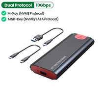 SATAProtocolNVMeDualRTL9210BEnclosureM 2AluminumSSD