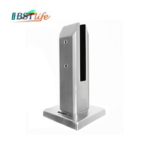 New brushed and sanded 2205 duplex stainless steel glass clip swimming pool fence floor-to-ceiling glass clip floor